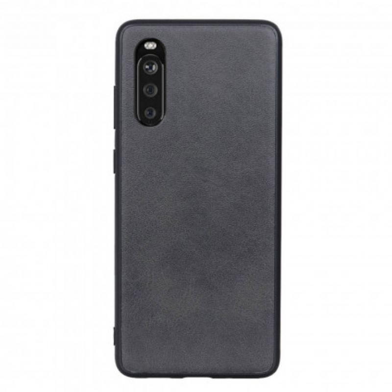 Capa Para Sony Xperia 1 III Efeito Couro