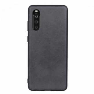 Capa Para Sony Xperia 1 III Efeito Couro