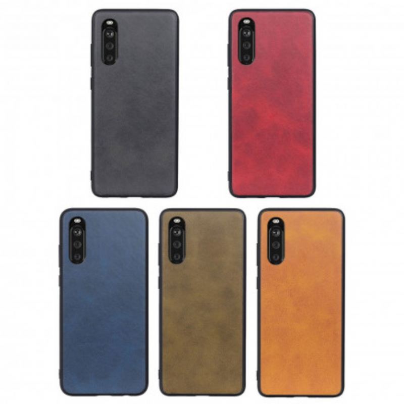 Capa Para Sony Xperia 1 III Efeito Couro