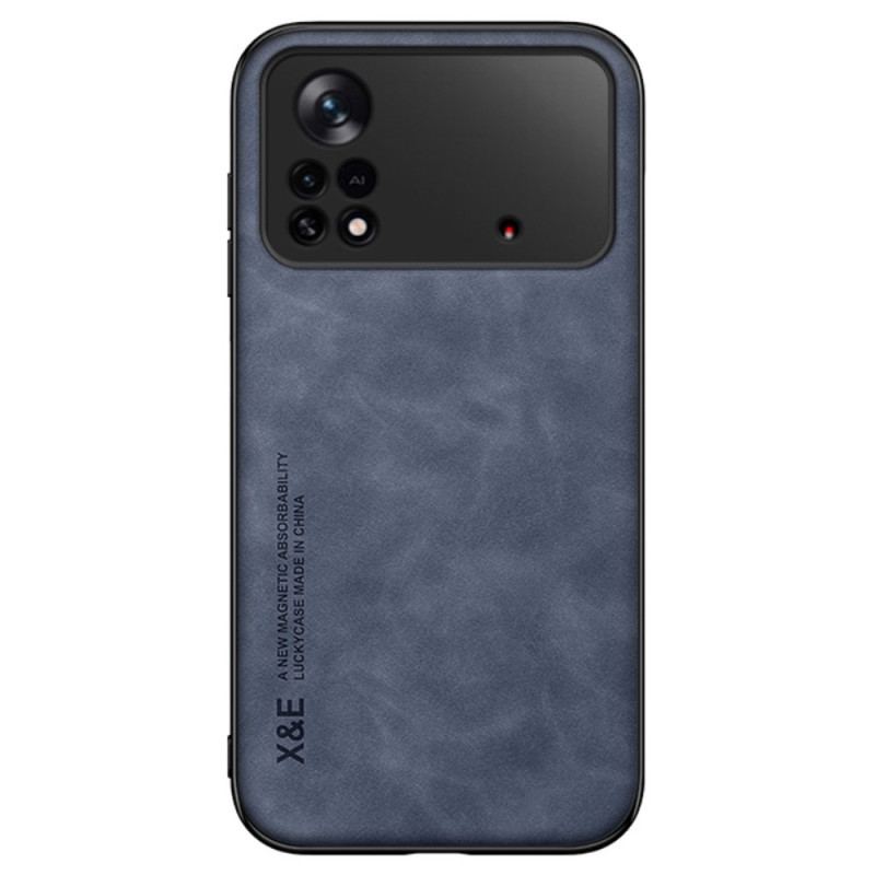 Capa De Celular Para Poco X4 Pro 5G Estilo De Couro X&e