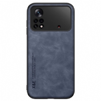 Capa De Celular Para Poco X4 Pro 5G Estilo De Couro X&e