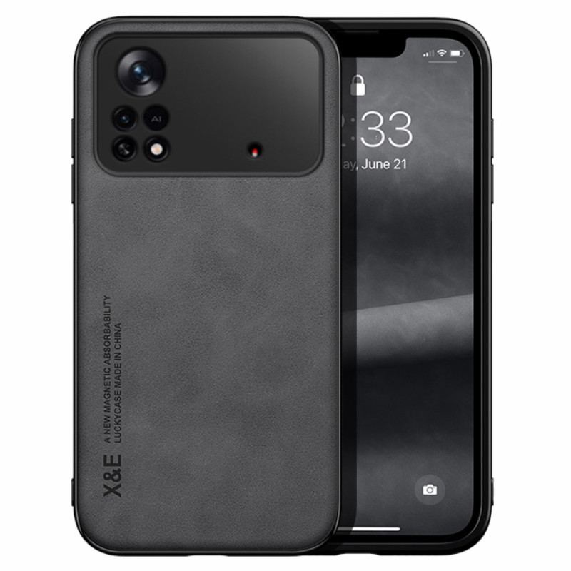 Capa De Celular Para Poco X4 Pro 5G Estilo De Couro X&e