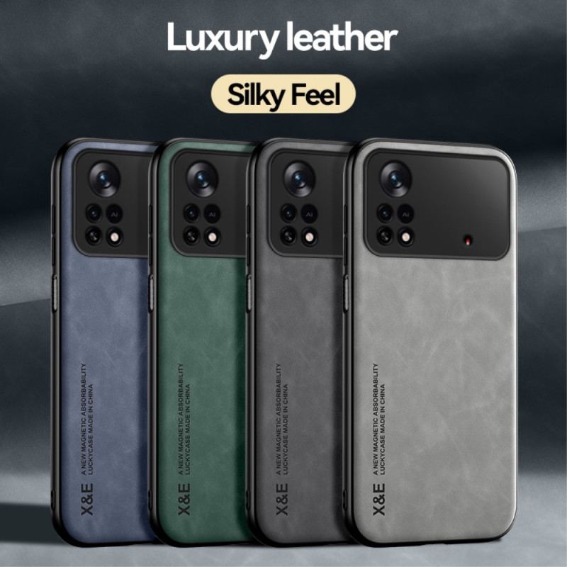 Capa De Celular Para Poco X4 Pro 5G Estilo De Couro X&e