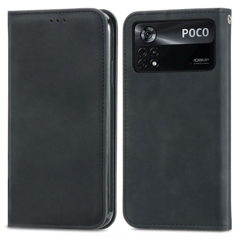 Capa De Celular Para Poco X4 Pro 5G Flip Elegância