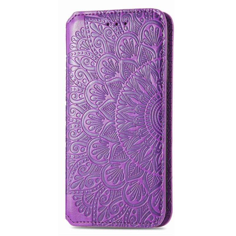 Capa De Celular Para Poco X4 Pro 5G Flip Folhas Tribais