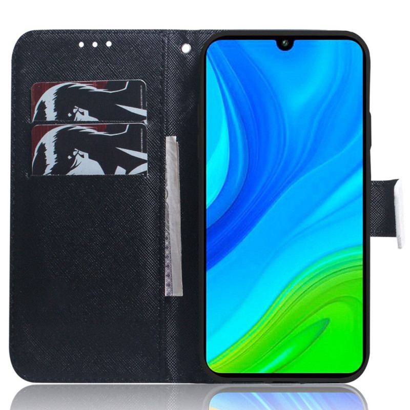 Capa De Couro Para Poco X4 Pro 5G Panda Bravo