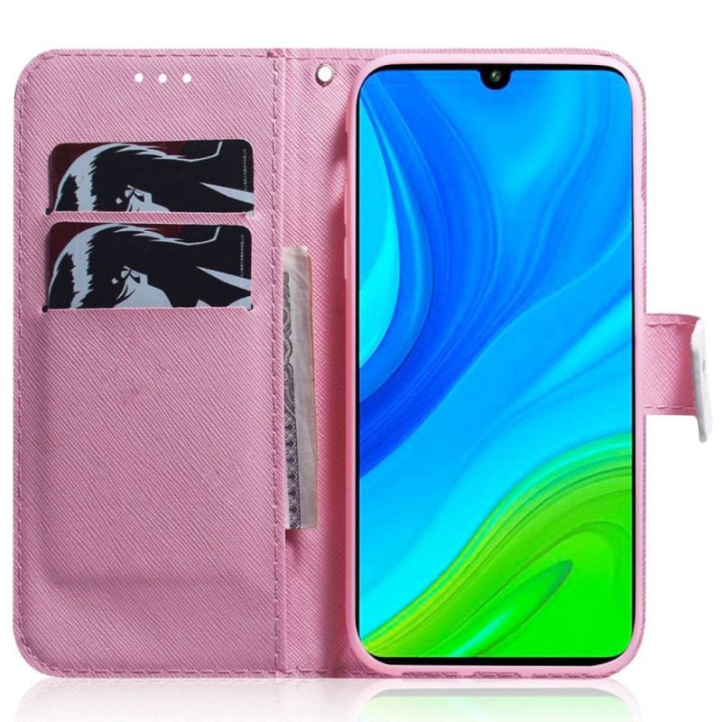 Capa Flip Para Poco X4 Pro 5G De Cordão Bomba Strappy