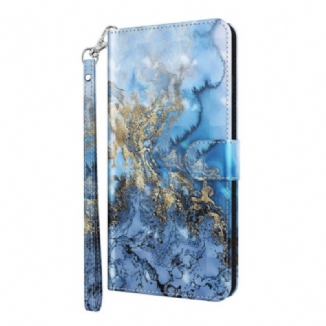 Capa Flip Para Poco X4 Pro 5G De Cordão Strap Art