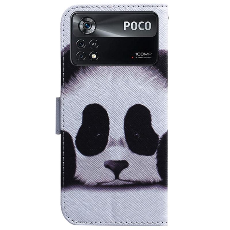 Capa Flip Para Poco X4 Pro 5G Panda