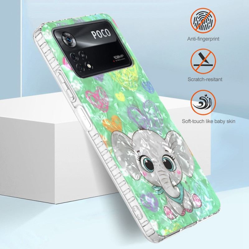 Capa Para Poco X4 Pro 5G Elefante Estiloso