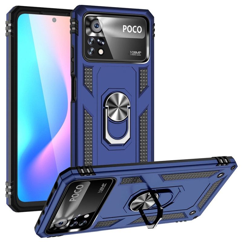 Capa Para Poco X4 Pro 5G Suporte De Anel Premium