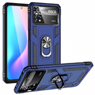 Capa Para Poco X4 Pro 5G Suporte De Anel Premium