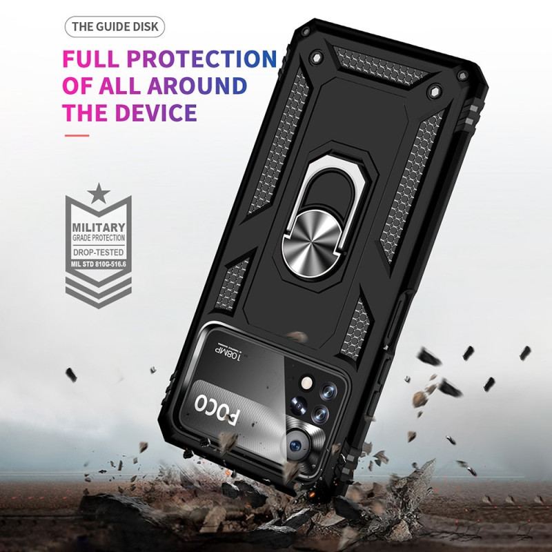 Capa Para Poco X4 Pro 5G Suporte De Anel Premium