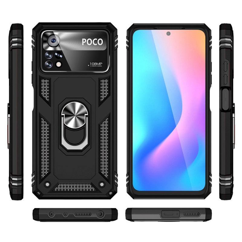 Capa Para Poco X4 Pro 5G Suporte De Anel Premium