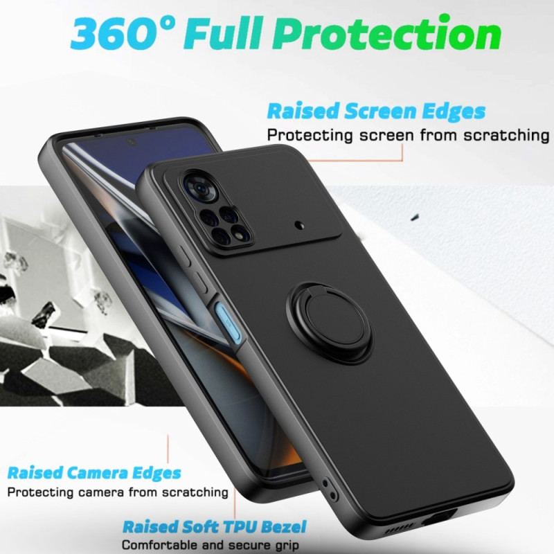 Capa Para Poco X4 Pro 5G Suporte De Anel Unido