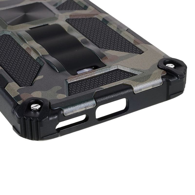 Capa Para Poco X4 Pro 5G Suporte Removível De Camuflagem