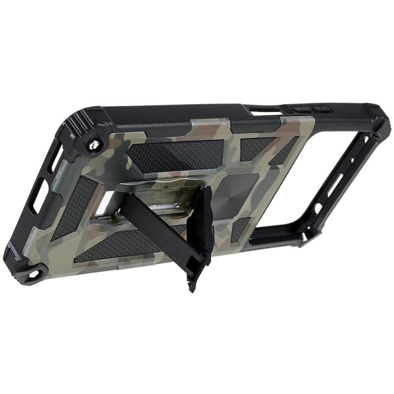 Capa Para Poco X4 Pro 5G Suporte Removível De Camuflagem