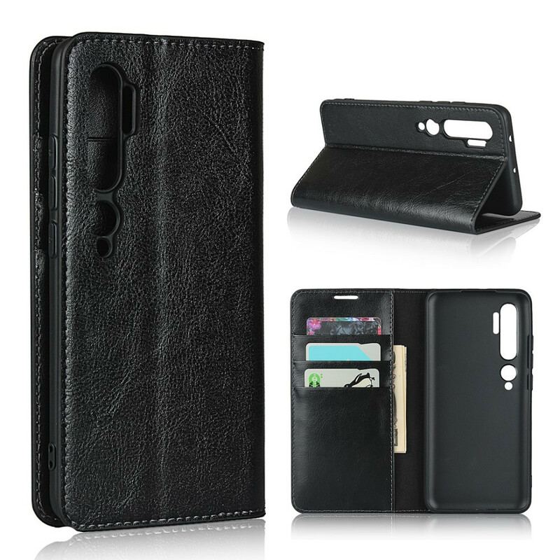 Capa De Celular Para Xiaomi Mi Note 10 / 10 Pro Flip Couro Legitimo