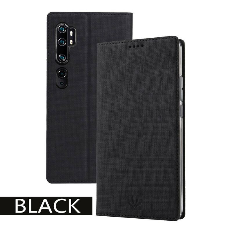 Capa De Celular Para Xiaomi Mi Note 10 / 10 Pro Flip Texturizado