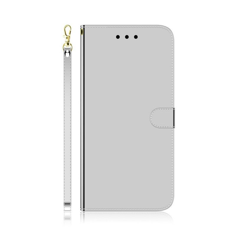 Capa De Couro Para Xiaomi Mi Note 10 / 10 Pro Capa De Espelho De Couro Sintético