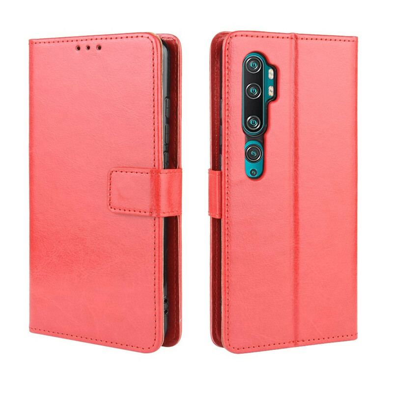 Capa De Couro Para Xiaomi Mi Note 10 / 10 Pro Couro Falso Chamativo