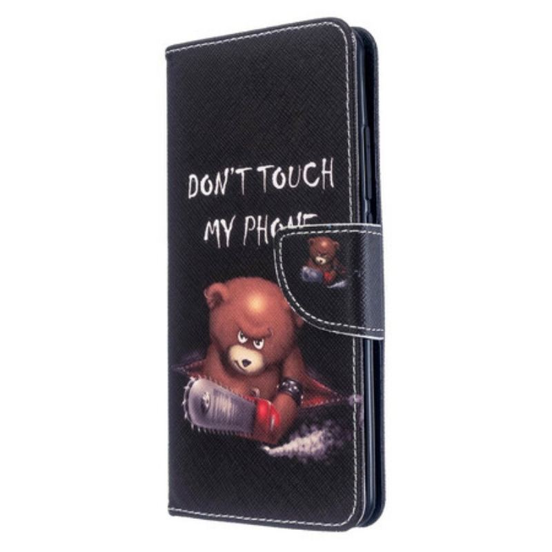 Capa Flip Para Xiaomi Mi Note 10 / 10 Pro Urso Perigoso