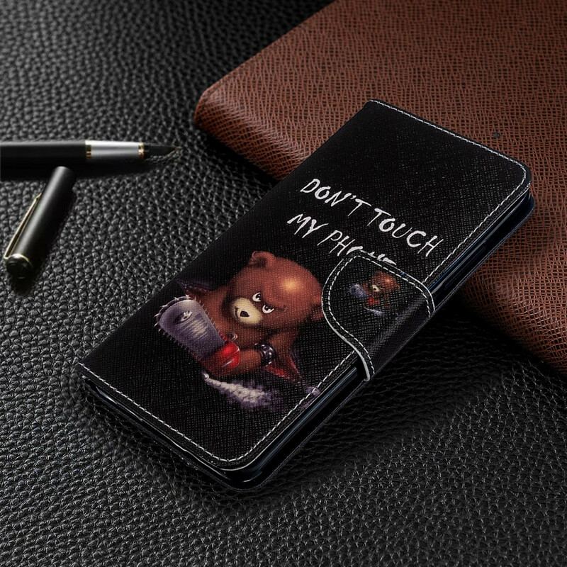 Capa Flip Para Xiaomi Mi Note 10 / 10 Pro Urso Perigoso