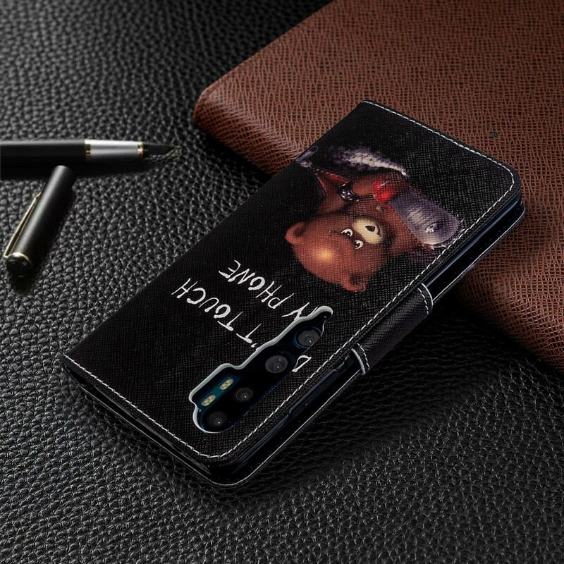 Capa Flip Para Xiaomi Mi Note 10 / 10 Pro Urso Perigoso