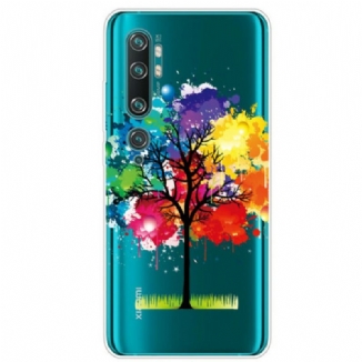 Capa Para Xiaomi Mi Note 10 / 10 Pro Árvore Aquarela Perfeita