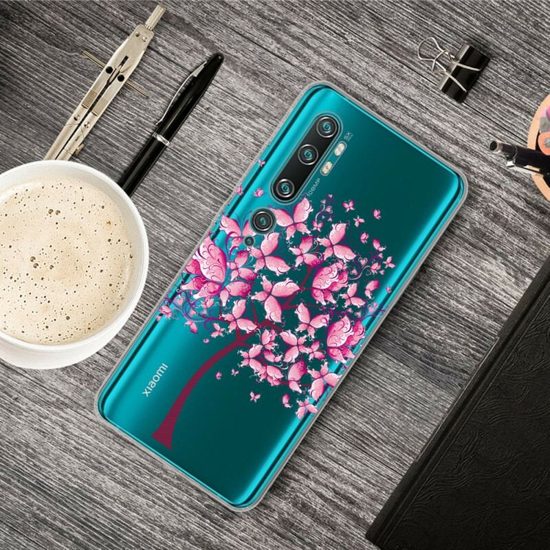 Capa Para Xiaomi Mi Note 10 / 10 Pro Árvore Cor-de-rosa