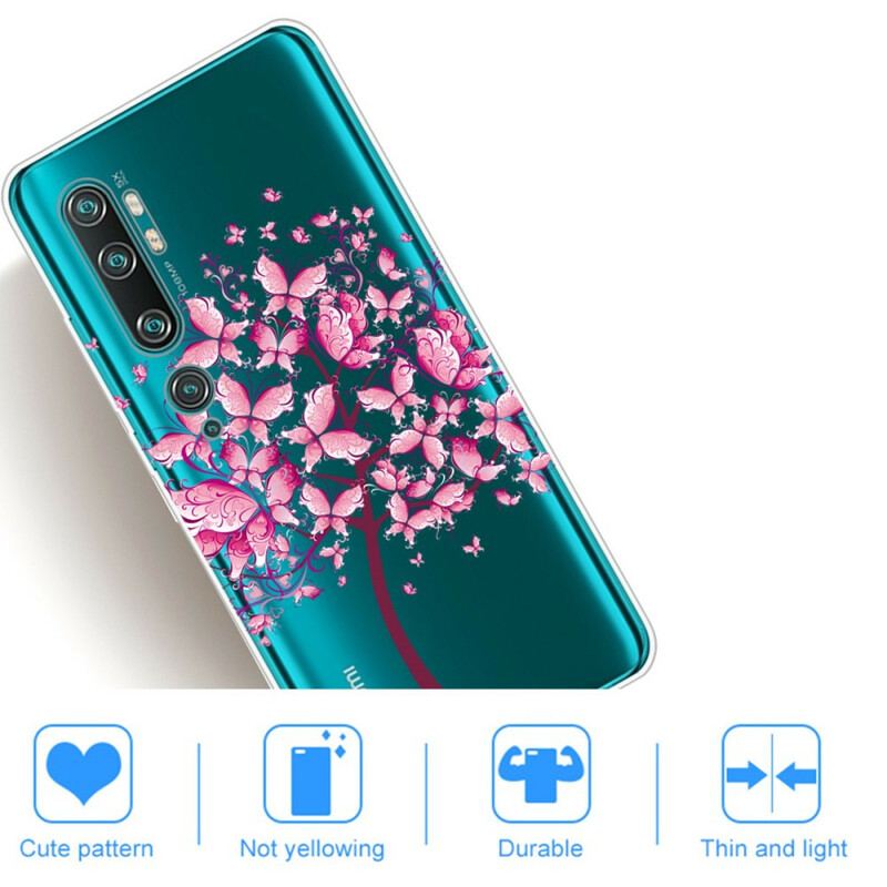 Capa Para Xiaomi Mi Note 10 / 10 Pro Árvore Cor-de-rosa