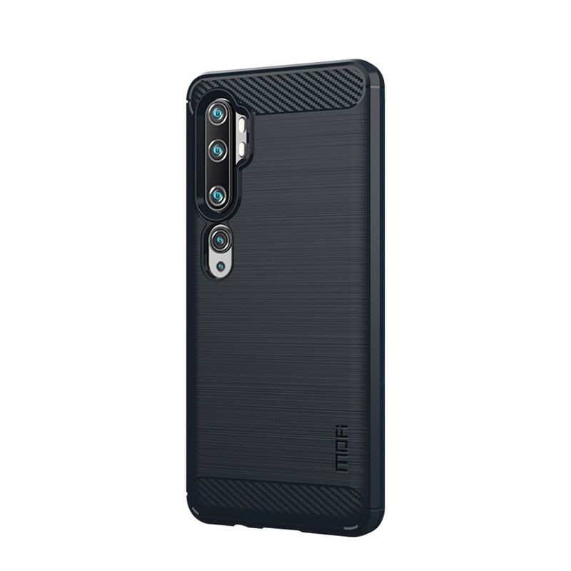 Capa Para Xiaomi Mi Note 10 / 10 Pro Fibra De Carbono Escovada Mofi