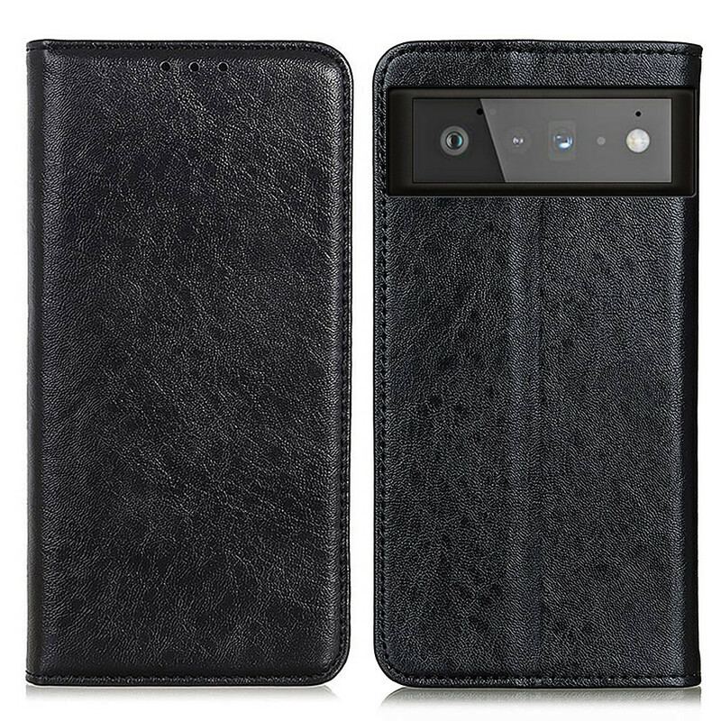 Capa De Celular Para Google Pixel 6 Flip Couro Dividido Texturizado