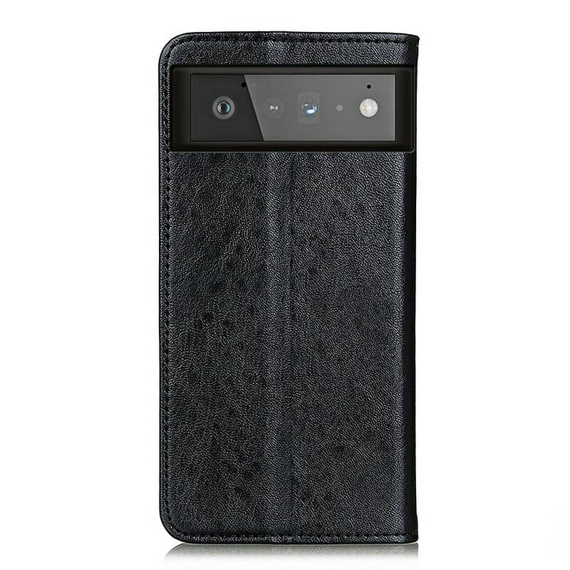 Capa De Celular Para Google Pixel 6 Flip Couro Dividido Texturizado