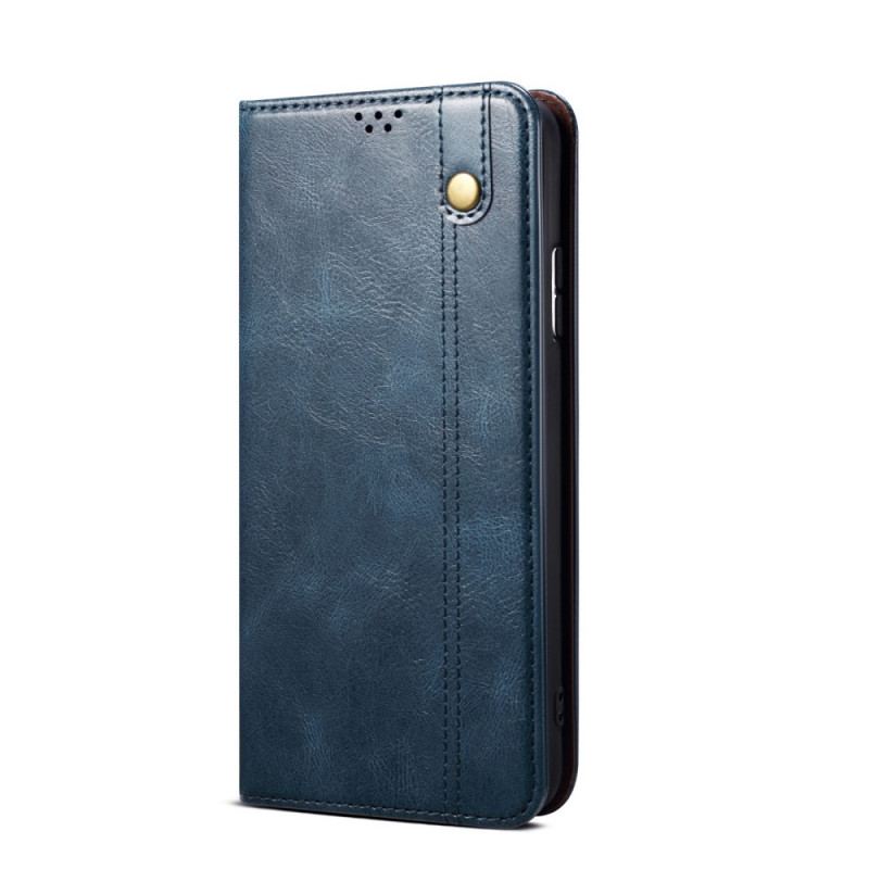 Capa De Celular Para Google Pixel 6 Flip Couro Sintético Encerado