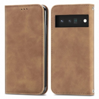 Capa De Celular Para Google Pixel 6 Flip Design Vintage Com Toque De Pele