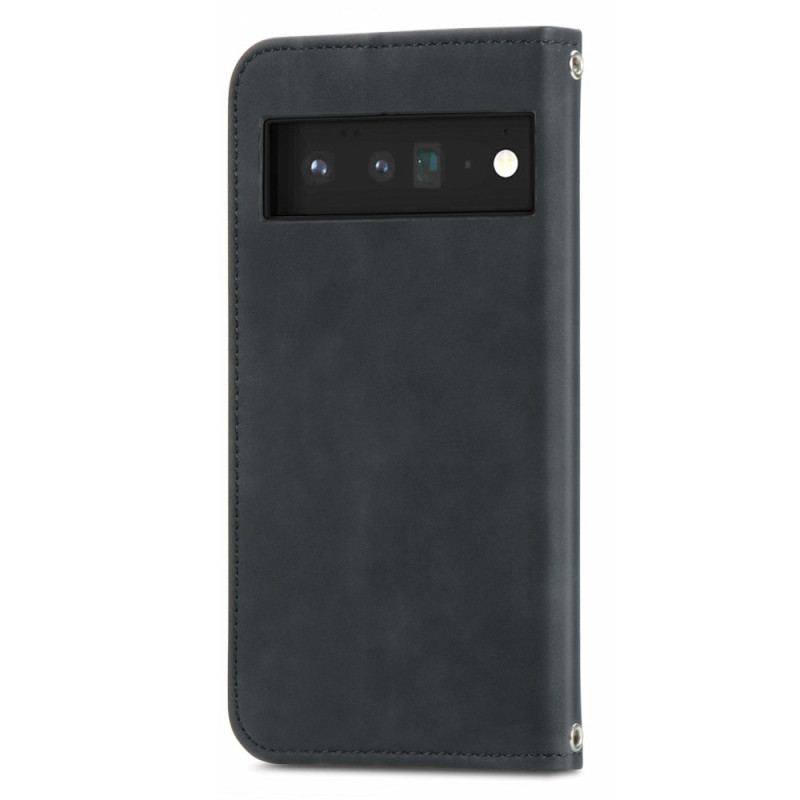 Capa De Celular Para Google Pixel 6 Flip Design Vintage Com Toque De Pele