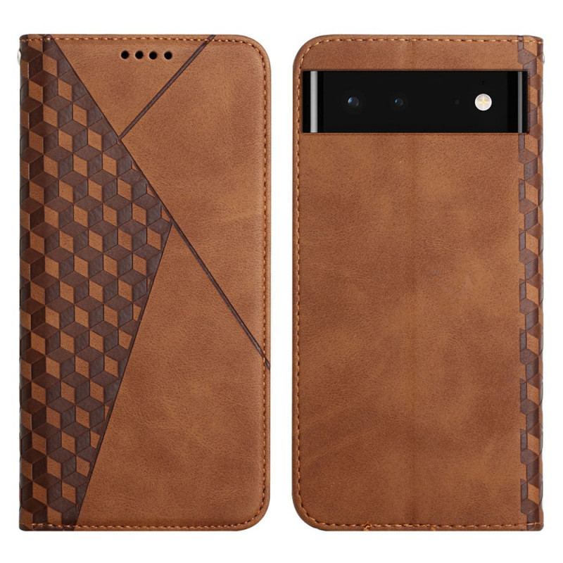 Capa De Celular Para Google Pixel 6 Flip Efeito Geocouro