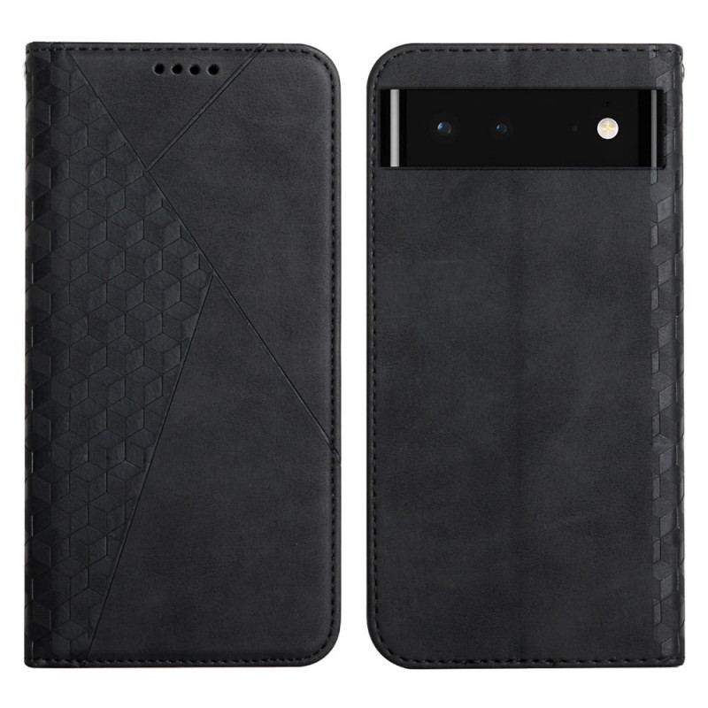 Capa De Celular Para Google Pixel 6 Flip Efeito Geocouro