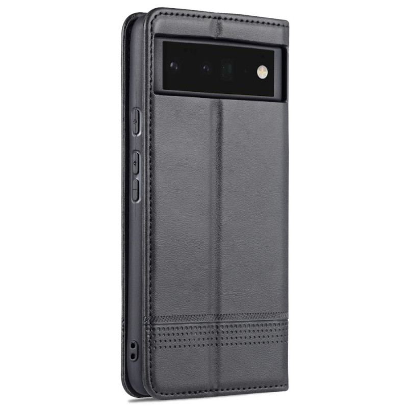 Capa De Celular Para Google Pixel 6 Flip Estilo De Couro Azns