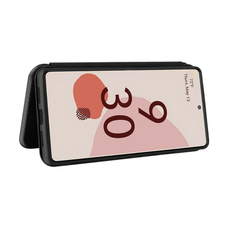 Capa De Celular Para Google Pixel 6 Flip Silicone De Carbono Colorido