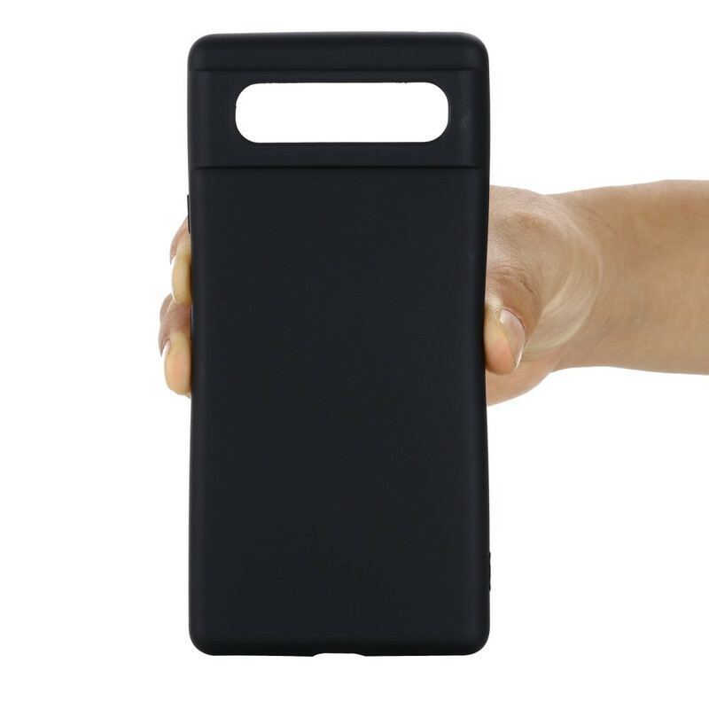 Capa De Celular Para Google Pixel 6 Silicone Líquido Com Cordão