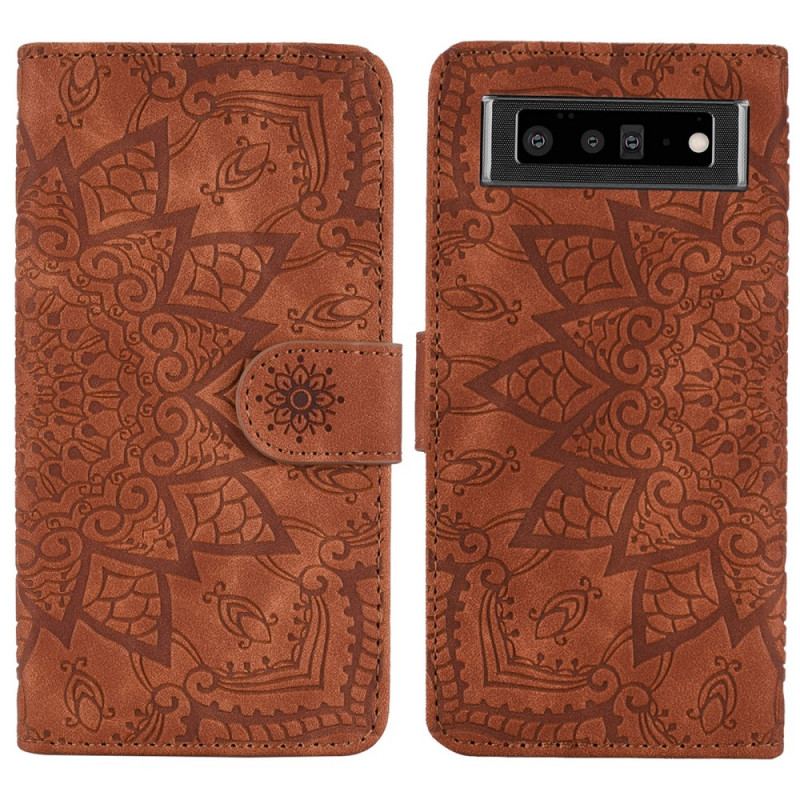 Capa Flip Para Google Pixel 6 Barroco-mandala