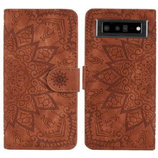 Capa Flip Para Google Pixel 6 Barroco-mandala