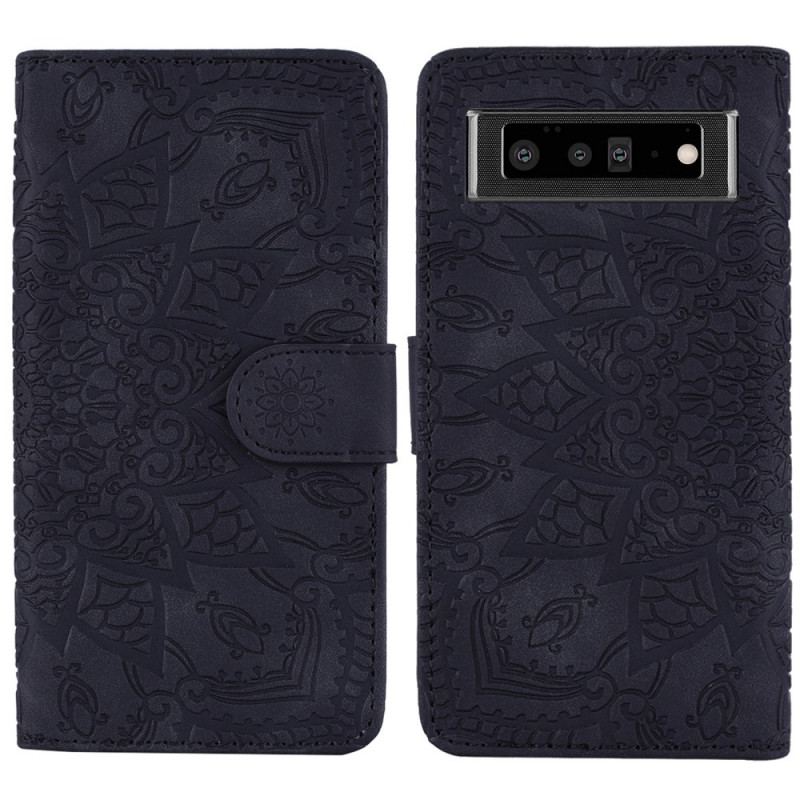 Capa Flip Para Google Pixel 6 Barroco-mandala