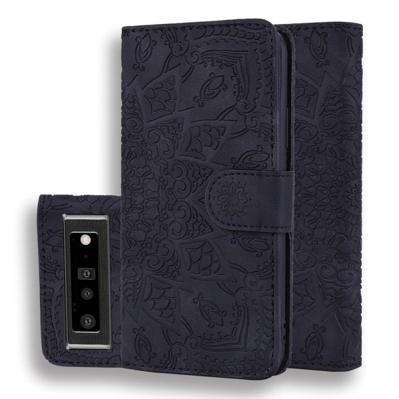 Capa Flip Para Google Pixel 6 Barroco-mandala