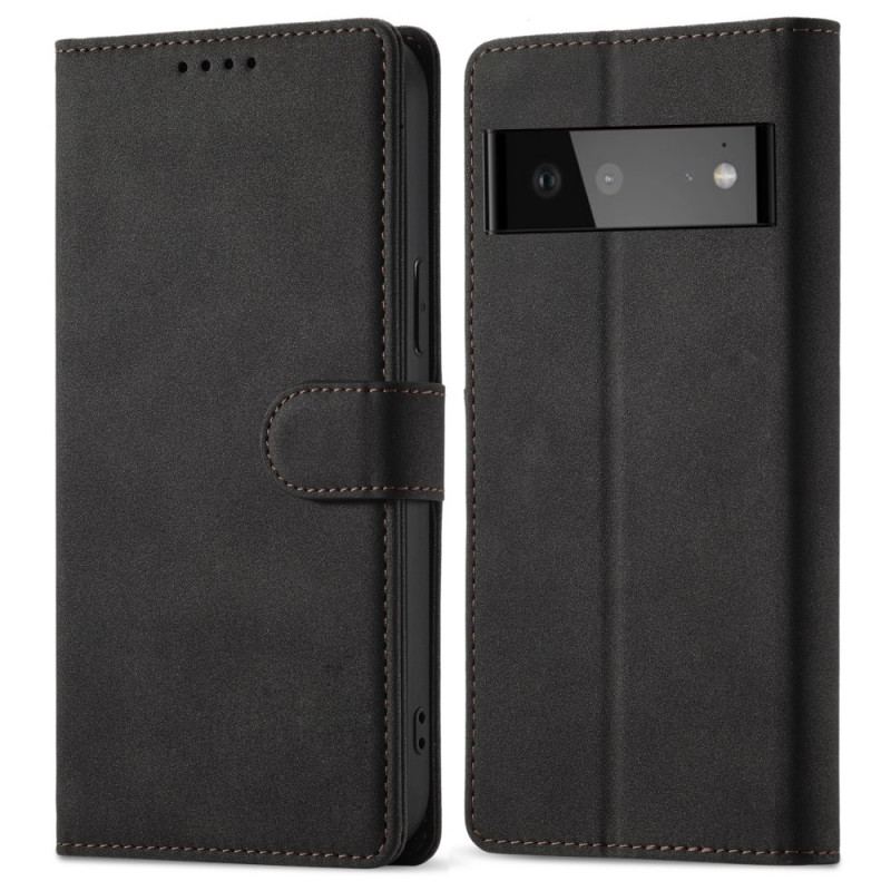 Capa Flip Para Google Pixel 6 Função Rfid Magnética