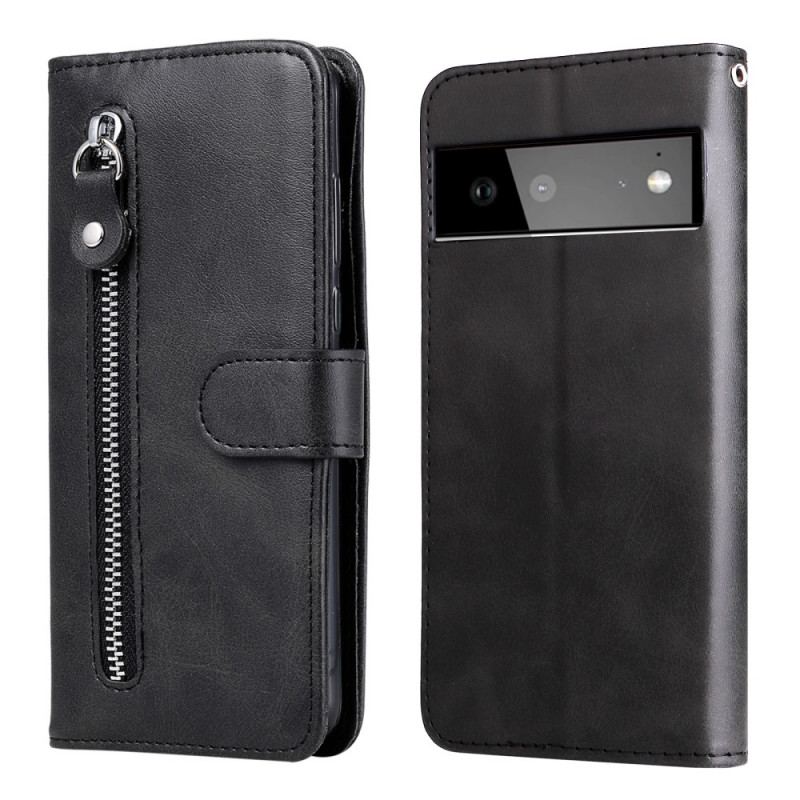 Capa Flip Para Google Pixel 6 Porta-moedas Vintage