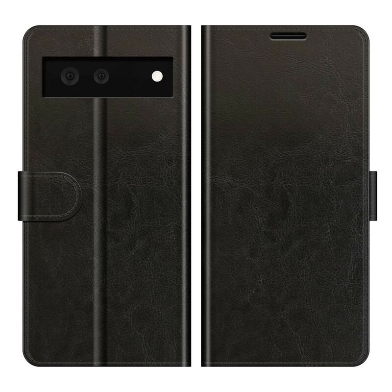 Capa Folio Para Google Pixel 6 Couro Ultra Sintético