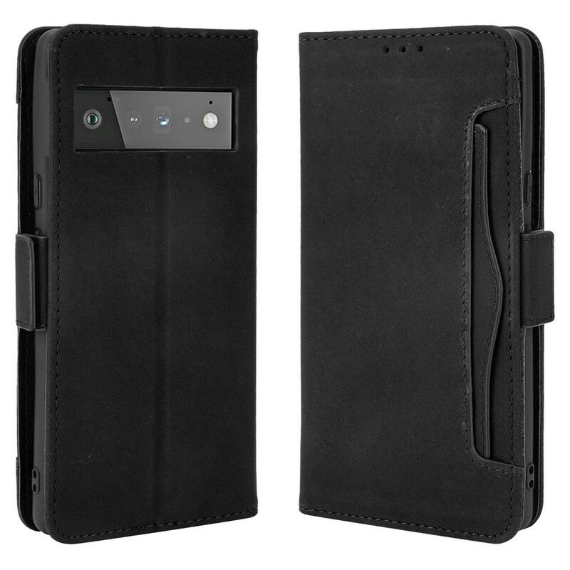 Capa Folio Para Google Pixel 6 Multi-card Premier Class